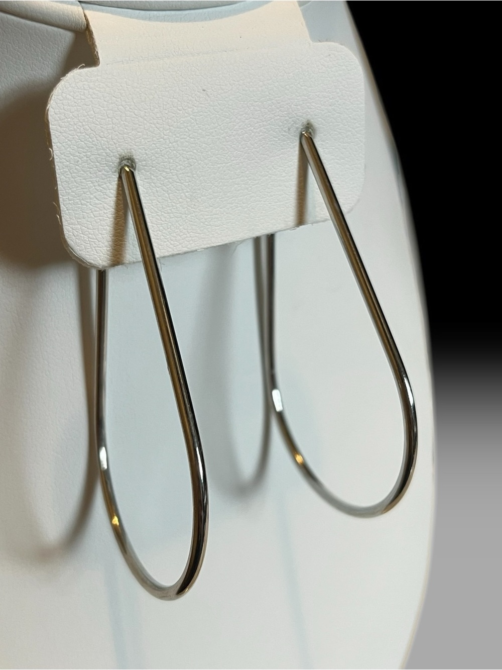 🍭5 for $20🍭 Silver Tone Teardrop Stud Earrings CC X